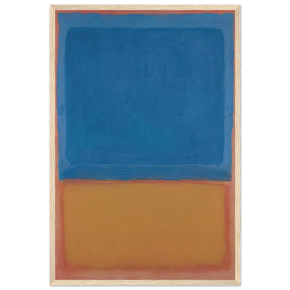 Untitled Red, Blue, Orange - 1955 Framed Poster | Mark Rothko Framed Prints Wall Art | Rothko Prints