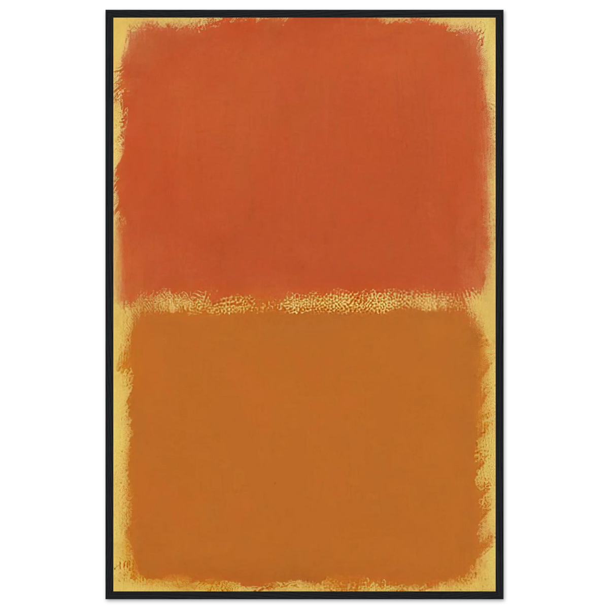 Orange, Red, Orange - 1961 Framed Poster | Mark Rothko Framed Prints Wall Art | Rothko Prints