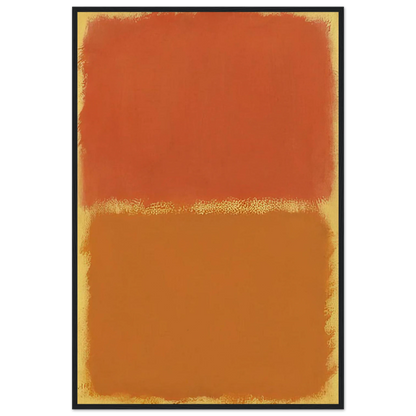 Orange, Red, Orange - 1961 Framed Poster | Mark Rothko Framed Prints Wall Art | Rothko Prints