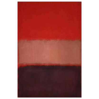 No. 46 Black, Ochre, Red Over Red - 1957 Poster | Mark Rothko Poster | Rothko Prints