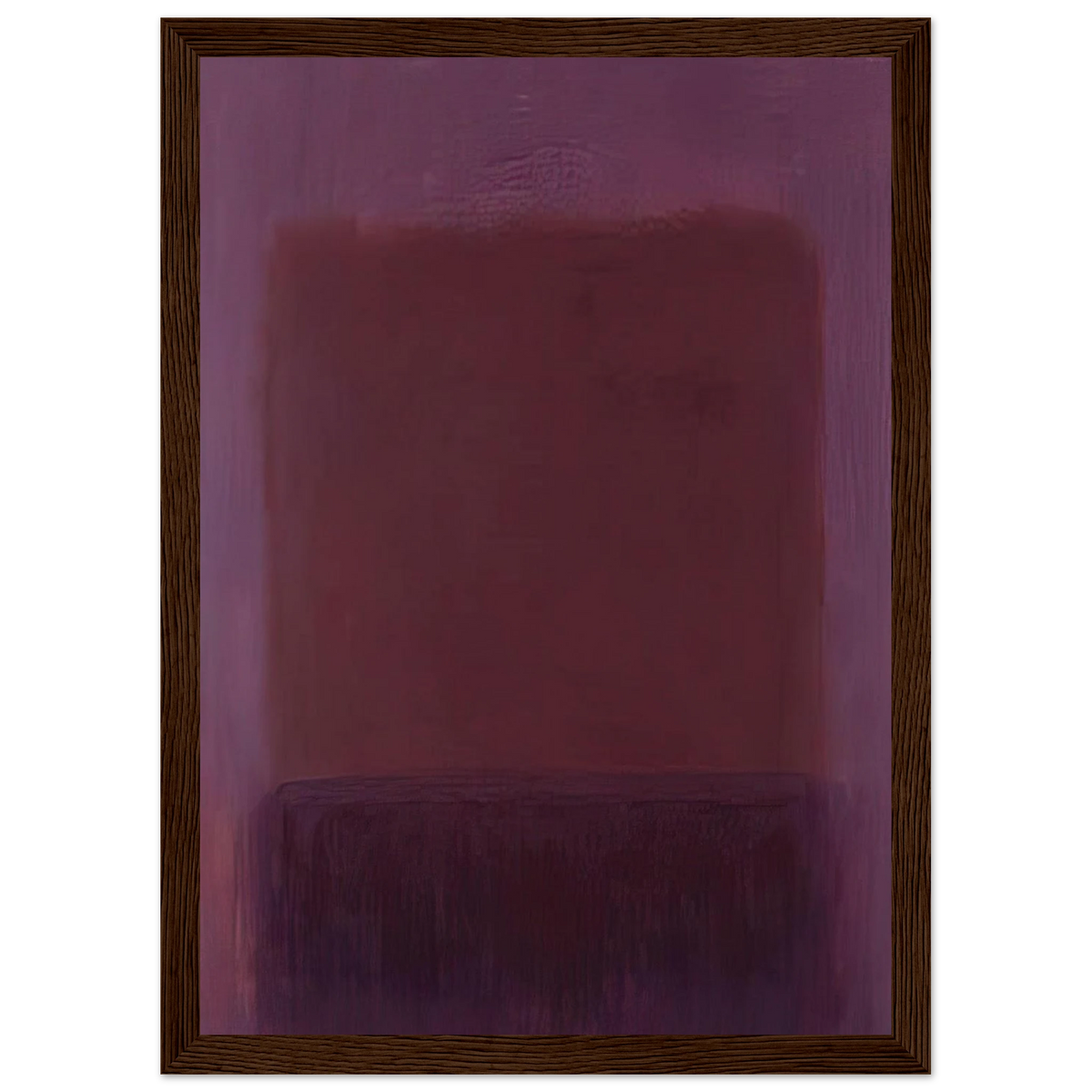 Purple Brown - 1957 Framed Poster | Mark Rothko Framed Prints Wall Art | Rothko Prints