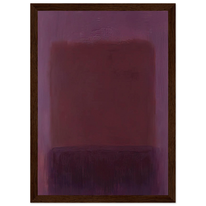 Purple Brown - 1957 Framed Poster | Mark Rothko Framed Prints Wall Art | Rothko Prints