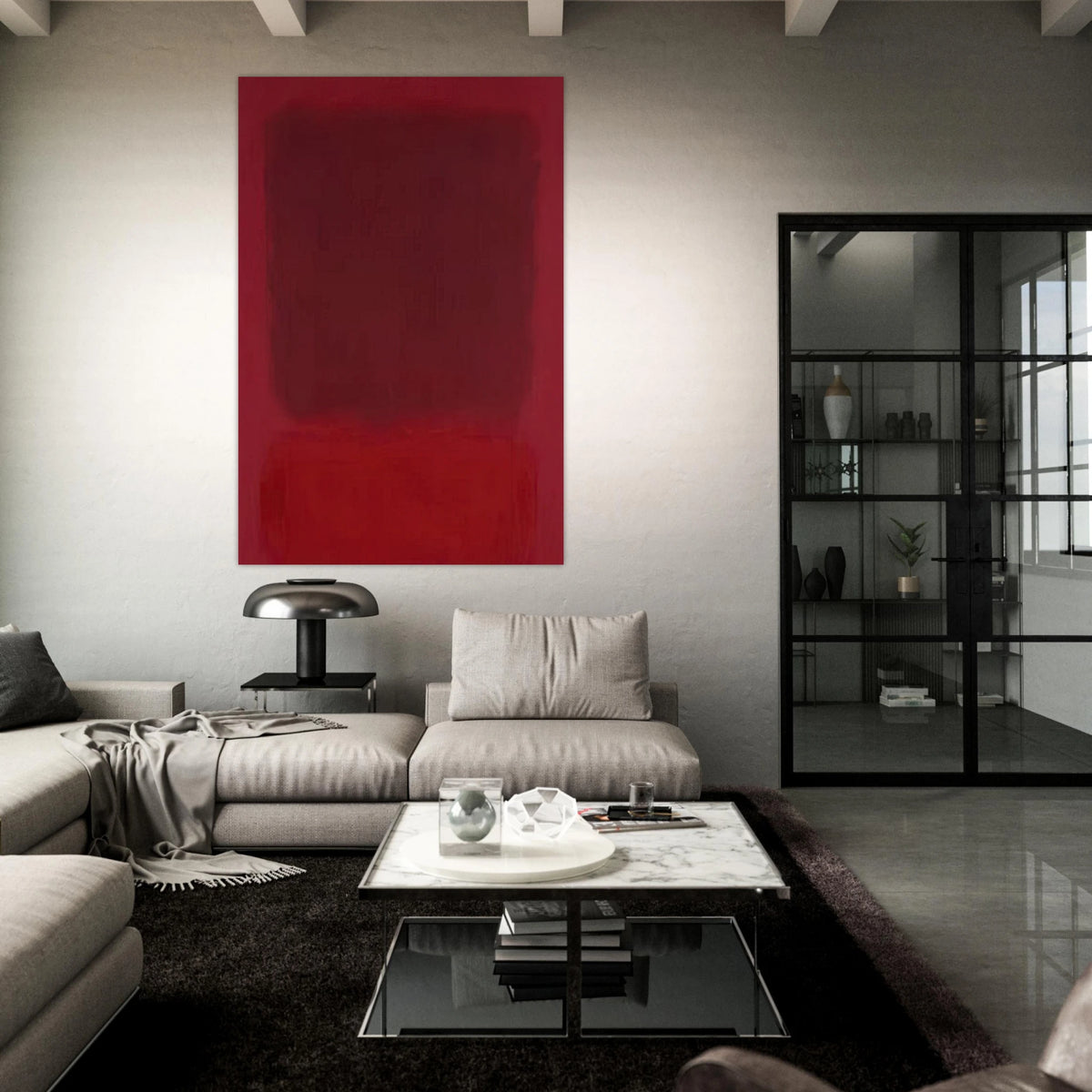 Red and Brown - 1957 Poster | Mark Rothko Poster | Rothko Prints