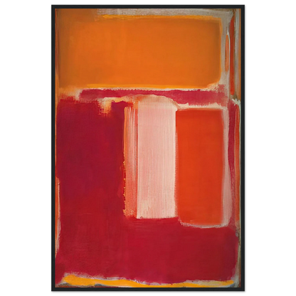 Yellow, Cherry, Orange - 1947 Framed Poster | Mark Rothko Framed Prints Wall Art | Rothko Prints