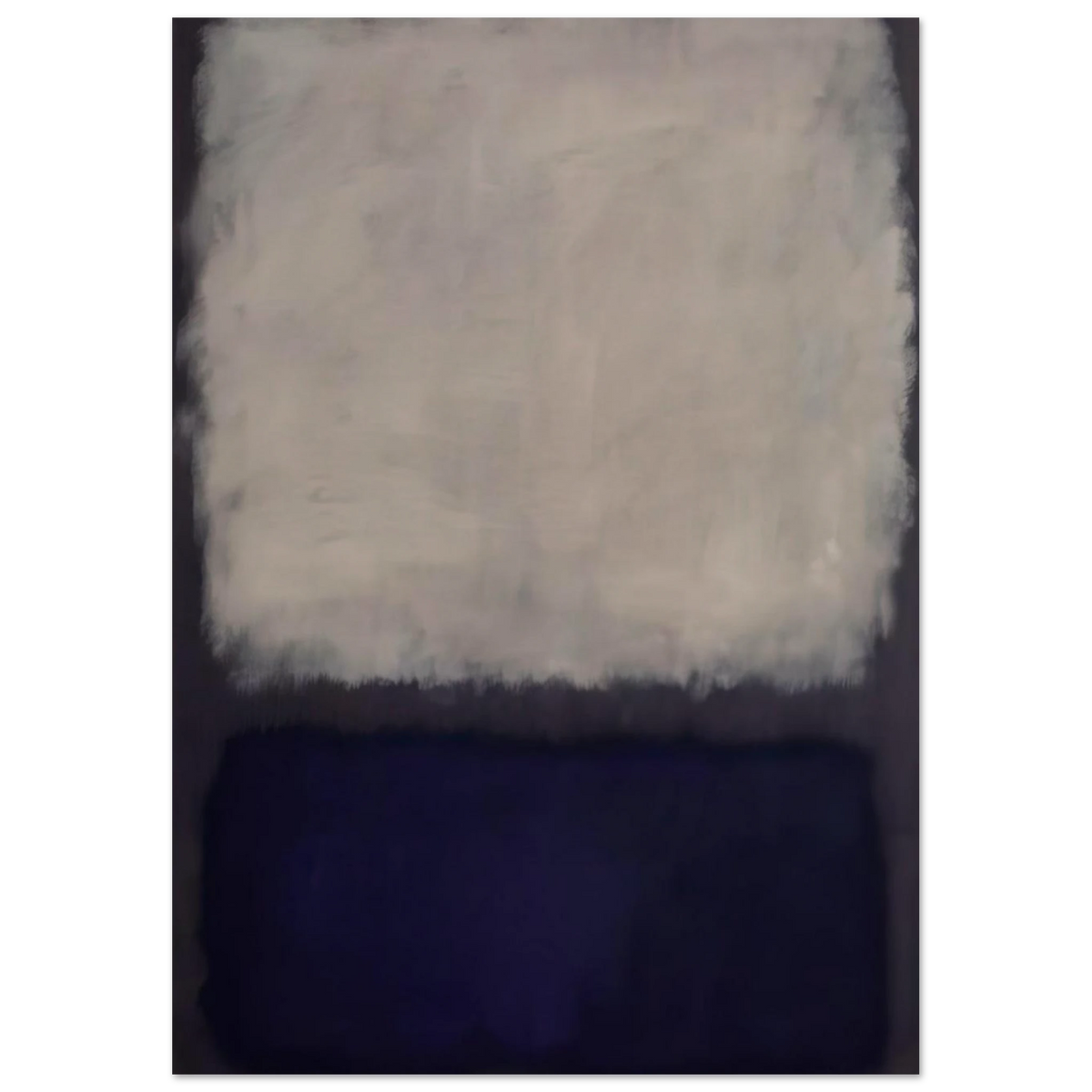 Blue and gray - 1962 Poster | Mark Rothko Poster | Rothko Prints