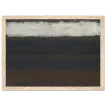 No. 14 Horizontals, White over Darks - 1961 Framed Poster | Mark Rothko Framed Prints Wall Art | Rothko Prints