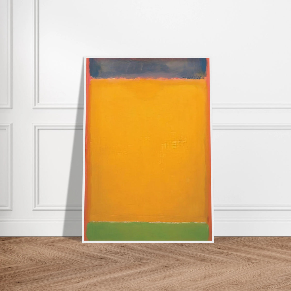 United Blue, Yellow, Green on Red - 1954 Framed Poster | Mark Rothko Framed Prints Wall Art | Rothko Prints