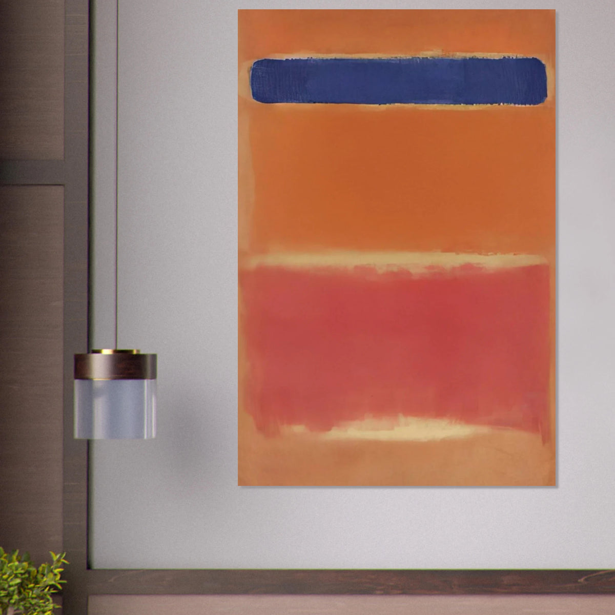 Blue Over Red - 1953 Poster | Mark Rothko Poster | Rothko Prints