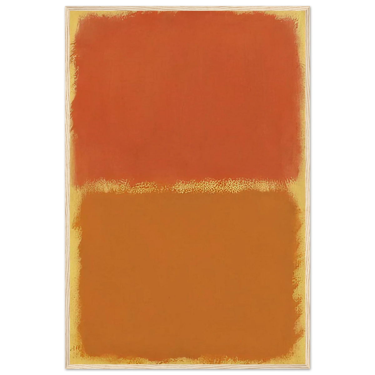 Orange, Red, Orange - 1961 Framed Poster | Mark Rothko Framed Prints Wall Art | Rothko Prints