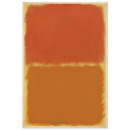 Orange, Red, Orange - 1961 Framed Poster | Mark Rothko Framed Prints Wall Art | Rothko Prints