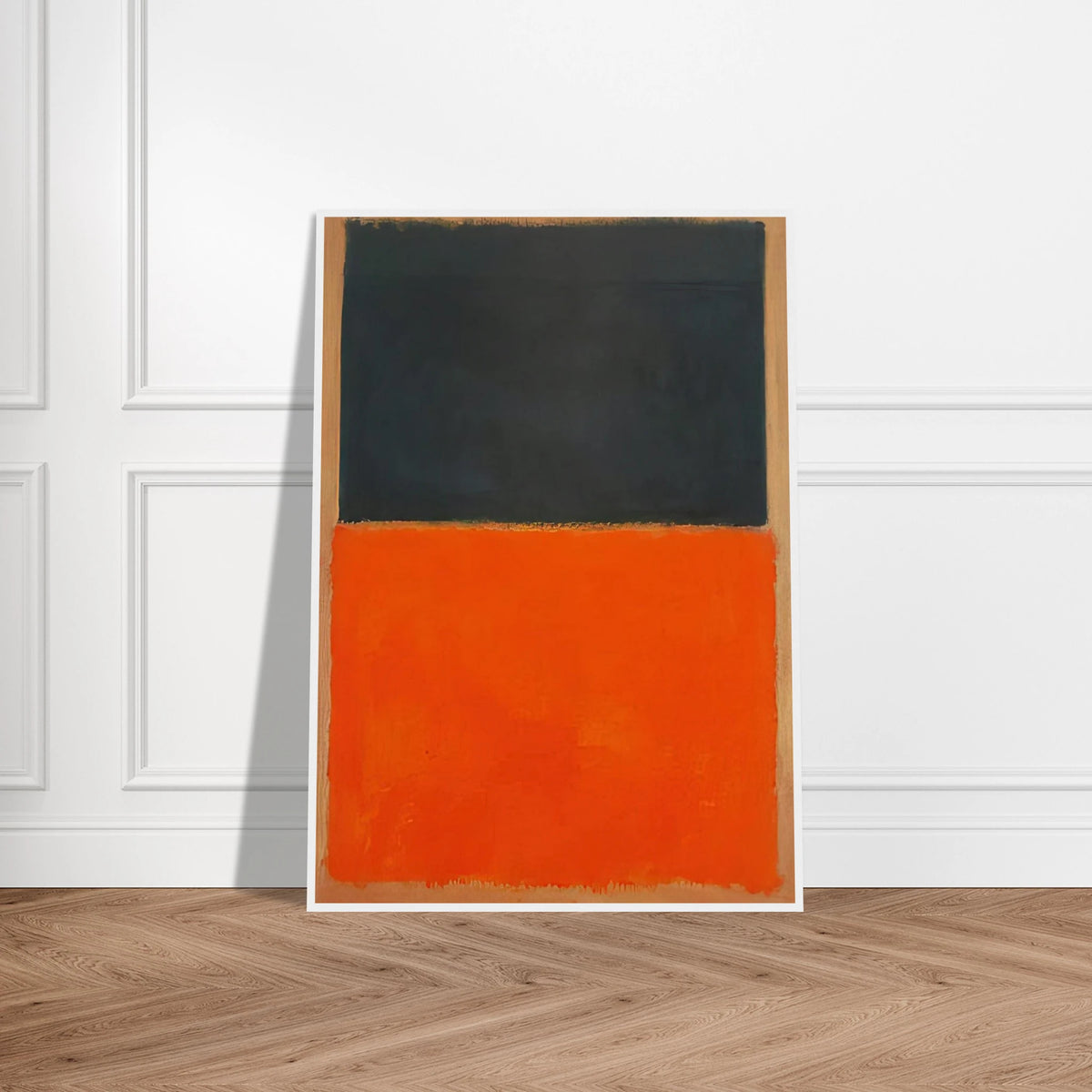 Green and Tangerine on Red - 1956 Framed Poster | Mark Rothko Framed Prints Wall Art | Rothko Prints