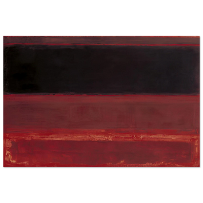 Four Darks in Red - 1958 Poster | Mark Rothko Poster | Rothko Prints