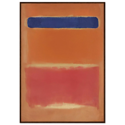 Blue Over Red - 1953 Framed Poster | Mark Rothko Framed Prints Wall Art | Rothko Prints