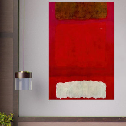 No. 16 Red, White, and Brown - 1957 Poster | Mark Rothko Poster | Rothko Prints