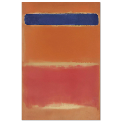 Blue Over Red - 1953 Poster | Mark Rothko Poster | Rothko Prints