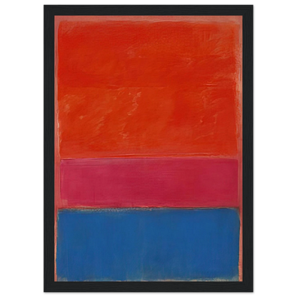 No. 1 Royal Red and Blue - 1954 Framed Poster | Mark Rothko Framed Prints Wall Art | Rothko Prints