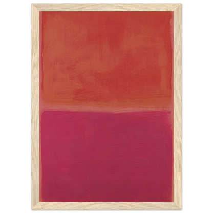 No. 3 - 1967 Framed Poster | Mark Rothko Framed Prints Wall Art | Rothko Prints