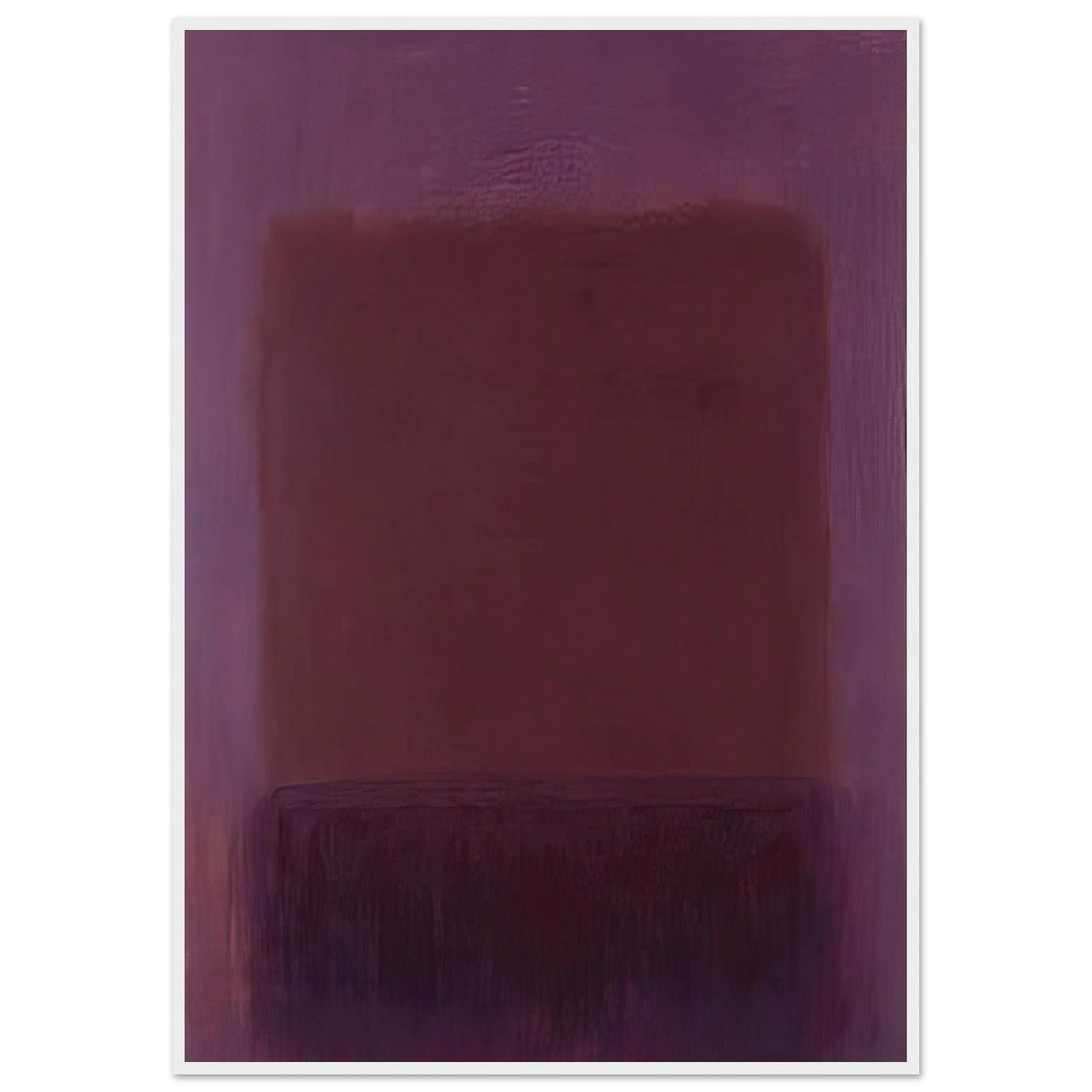 Purple Brown - 1957 Framed Poster | Mark Rothko Framed Prints Wall Art | Rothko Prints
