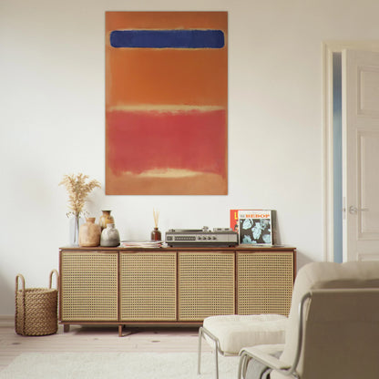 Blue Over Red - 1953 Poster | Mark Rothko Poster | Rothko Prints
