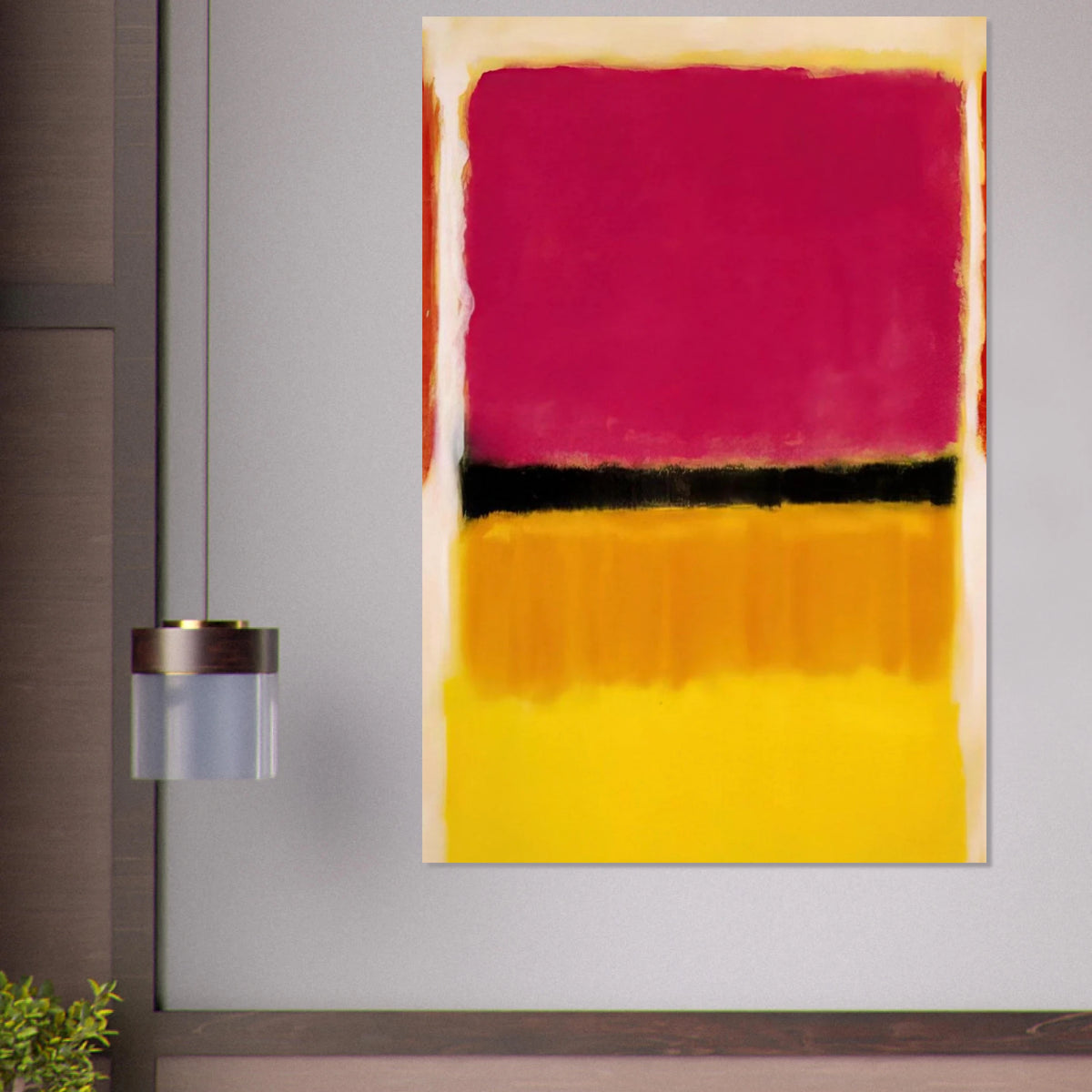 Violet, Black, Orange, Yellow on White and Red - 1949 Poster | Mark Rothko Poster | Rothko Prints