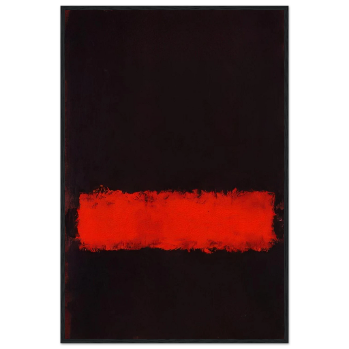 Black, Red and Black - 1968 Framed Poster | Mark Rothko Framed Prints Wall Art | Rothko Prints