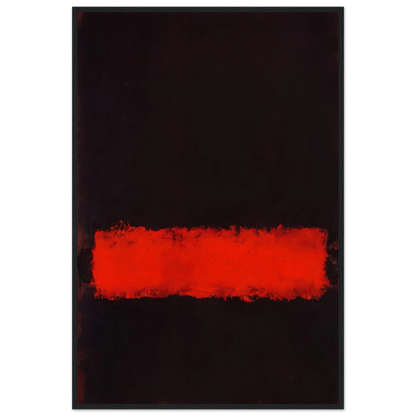 Black, Red and Black - 1968 Framed Poster | Mark Rothko Framed Prints Wall Art | Rothko Prints