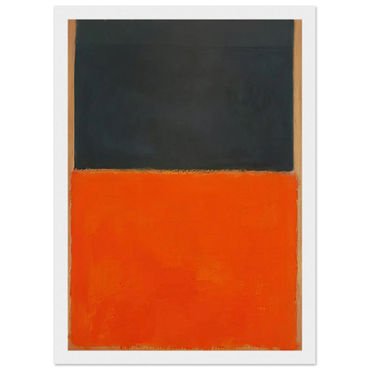 Green and Tangerine on Red - 1956 Framed Poster | Mark Rothko Framed Prints Wall Art | Rothko Prints