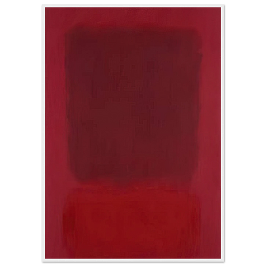 Red and Brown - 1957 Framed Poster | Mark Rothko Framed Prints Wall Art | Rothko Prints