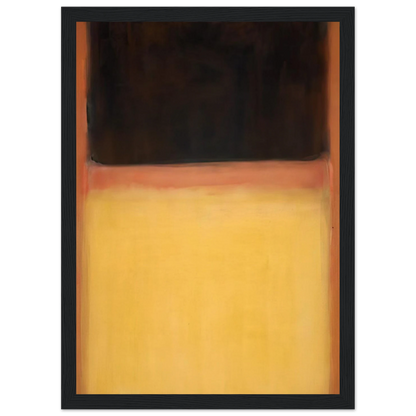 No.9 Dark over Light Earth - 1954 Framed Poster | Mark Rothko Framed Prints Wall Art | Rothko Prints
