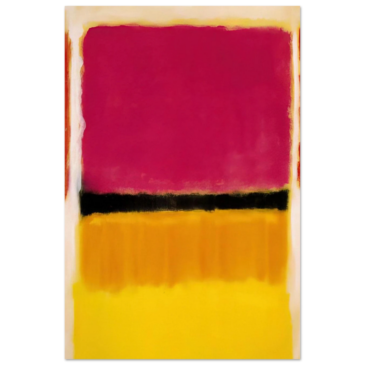 Violet, Black, Orange, Yellow on White and Red - 1949 Poster | Mark Rothko Poster | Rothko Prints