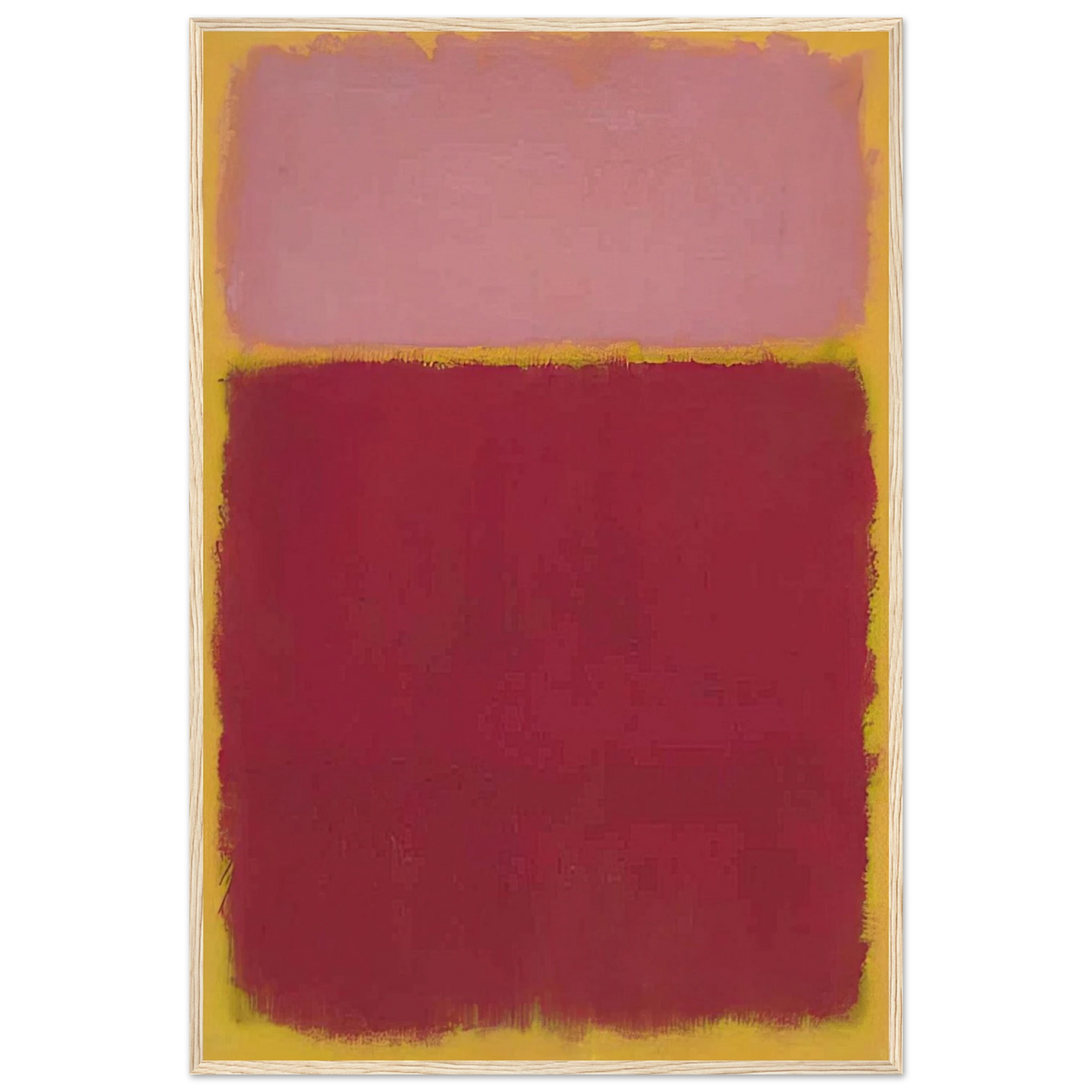 Untitled No. 17 - 1961 Framed Poster | Mark Rothko Framed Prints Wall Art | Rothko Prints