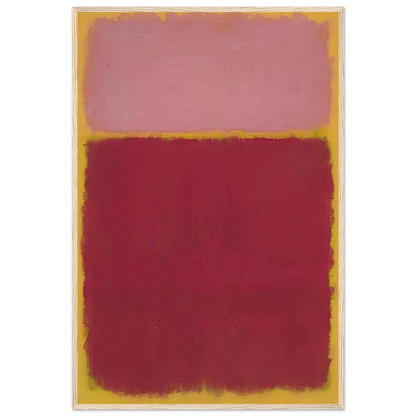 Untitled No. 17 - 1961 Framed Poster | Mark Rothko Framed Prints Wall Art | Rothko Prints