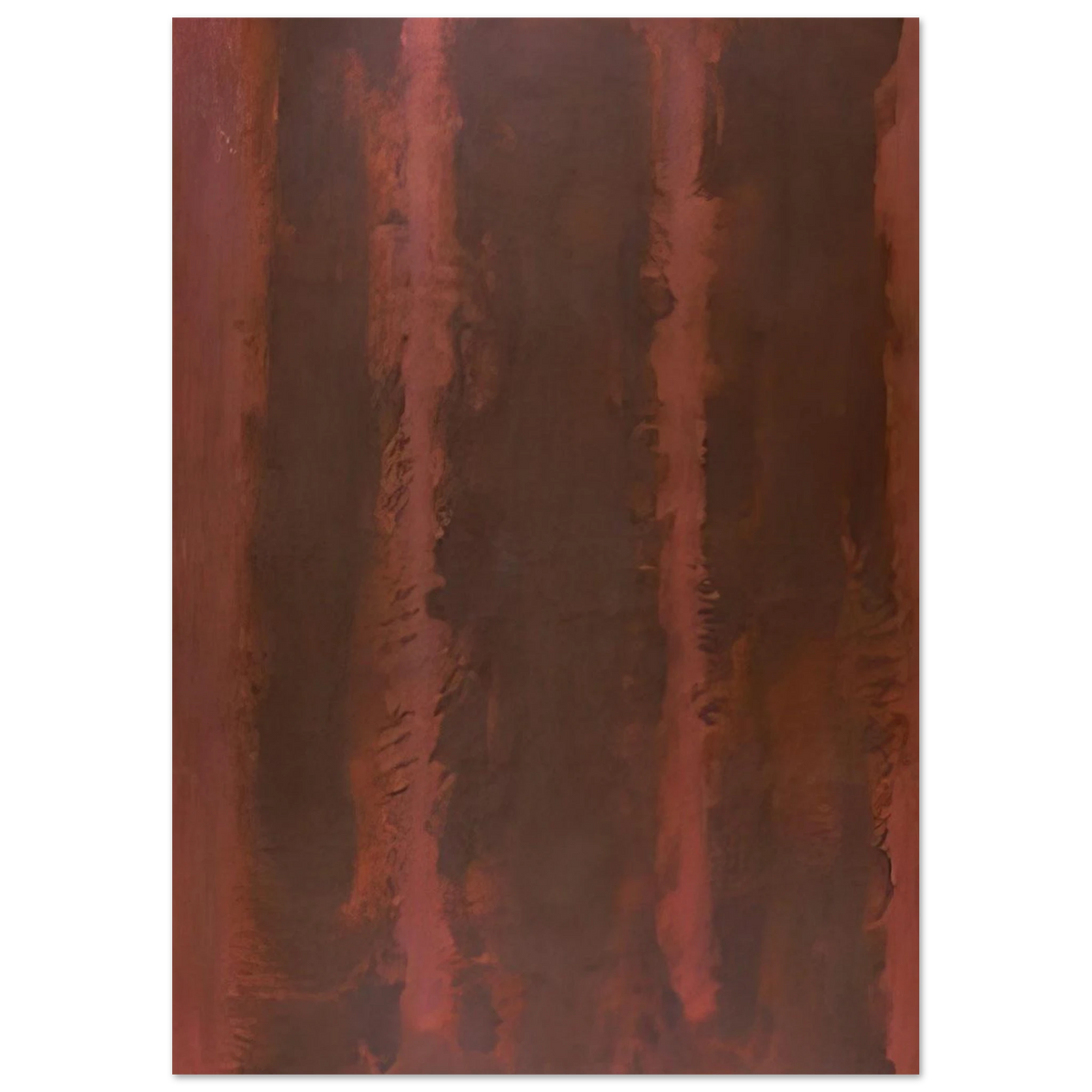 Black on Maroon - 1958 Poster | Mark Rothko Poster | Rothko Prints