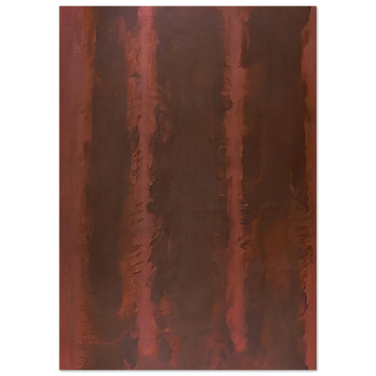 Black on Maroon - 1958 Poster | Mark Rothko Poster | Rothko Prints