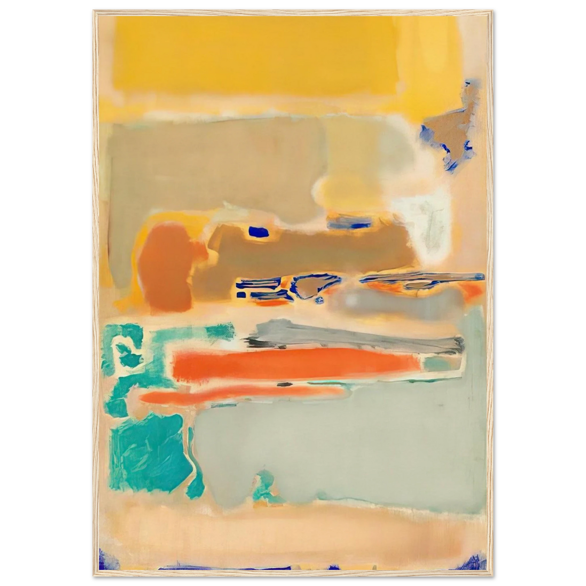 Multiform - 1948 Framed Poster | Mark Rothko Framed Prints Wall Art | Rothko Prints