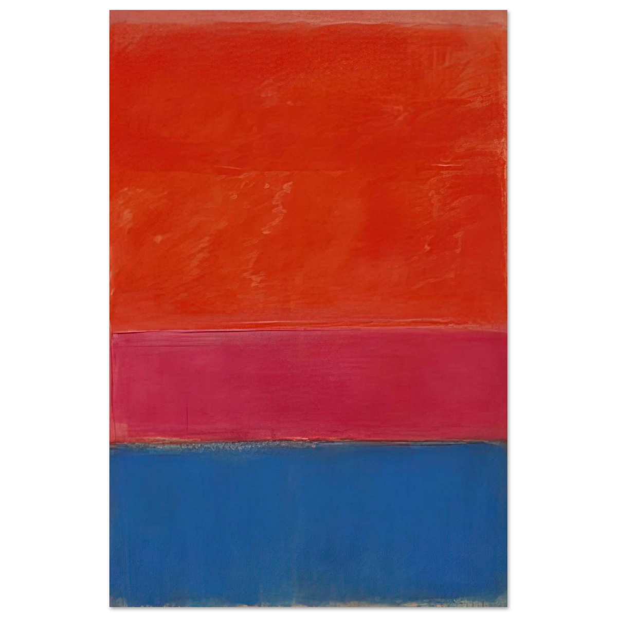 No. 1 Royal Red and Blue - 1954 Poster | Mark Rothko Poster | Rothko Prints