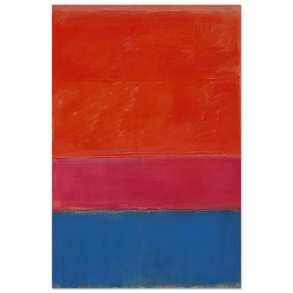 No. 1 Royal Red and Blue - 1954 Poster | Mark Rothko Poster | Rothko Prints