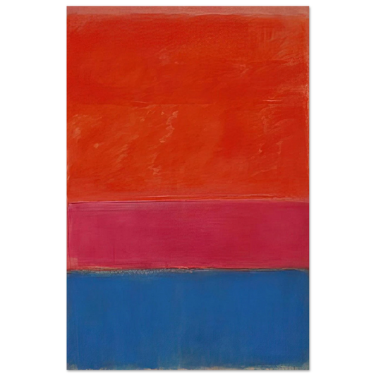No. 1 Royal Red and Blue - 1954 Poster | Mark Rothko Poster | Rothko Prints