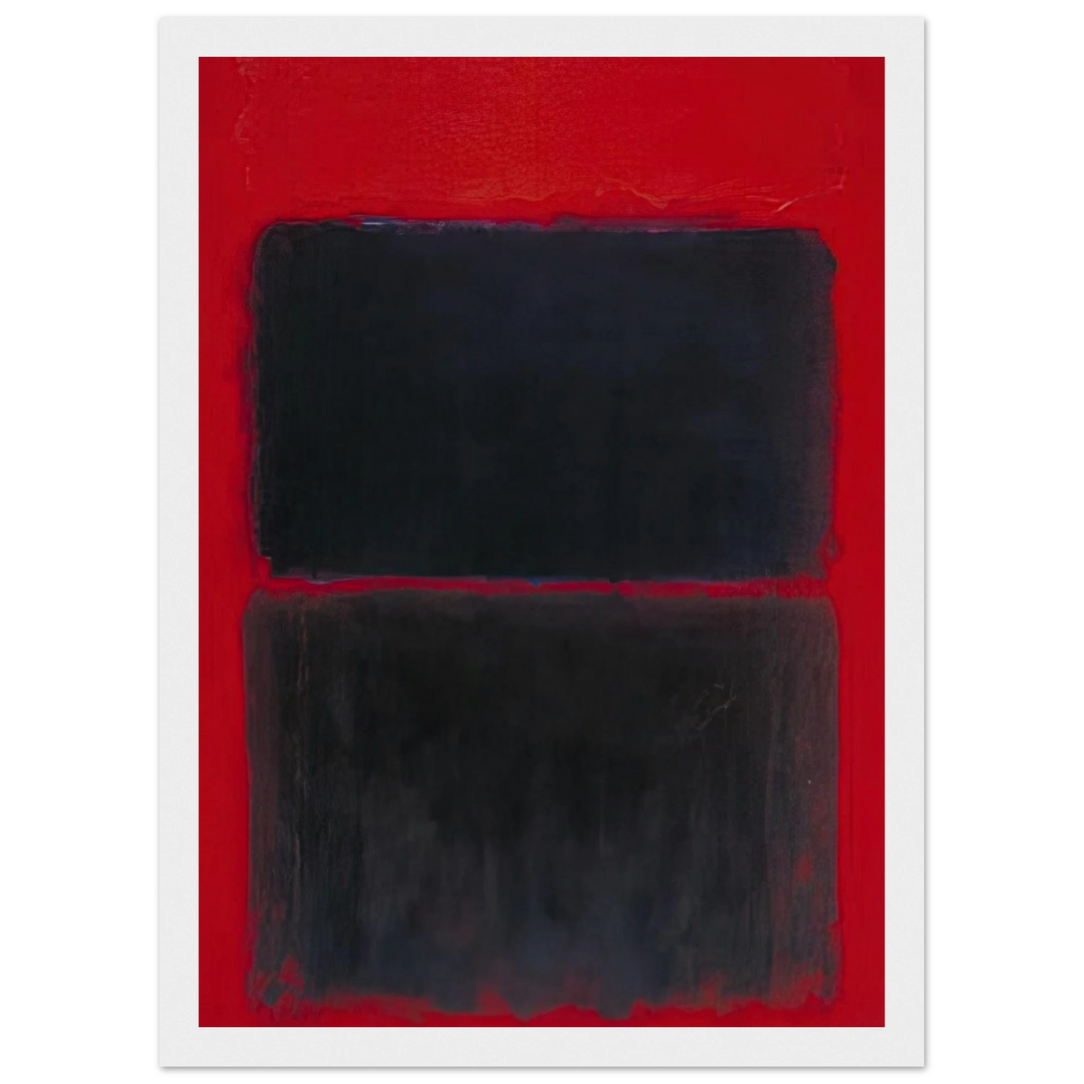 Light Red Over Black - 1957 Framed Poster | Mark Rothko Framed Prints Wall Art | Rothko Prints