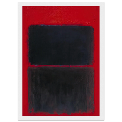 Light Red Over Black - 1957 Framed Poster | Mark Rothko Framed Prints Wall Art | Rothko Prints