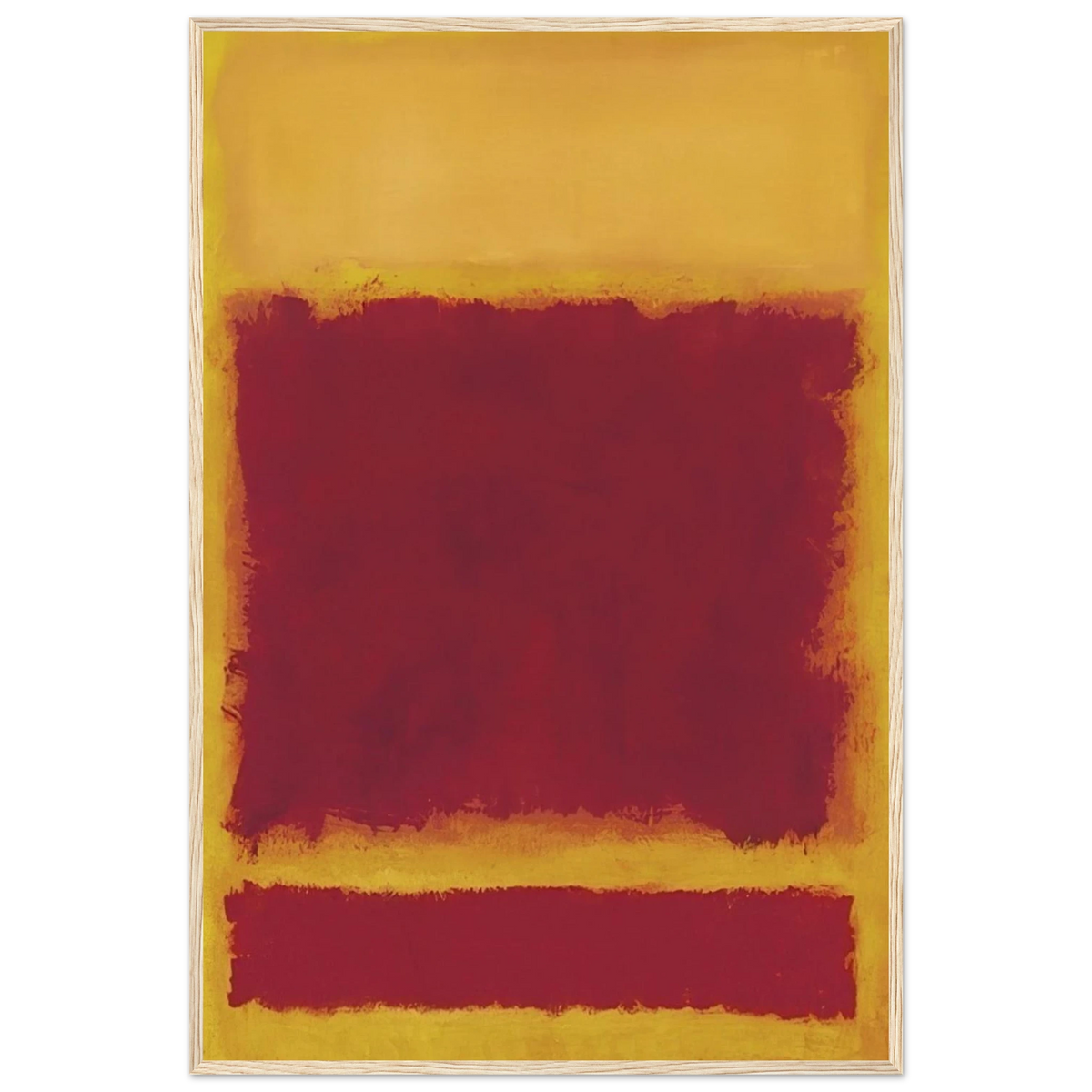 Composition - 1958 Framed Poster | Mark Rothko Framed Prints Wall Art | Rothko Prints