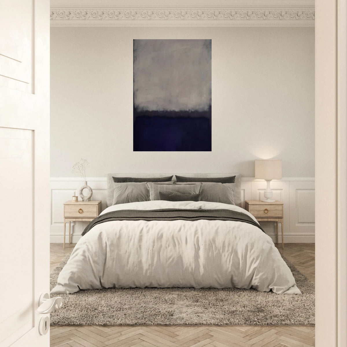 Blue and gray - 1962 Canvas | Mark Rothko Canvas | Rothko Prints