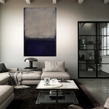 Blue and gray - 1962 Poster | Mark Rothko Poster | Rothko Prints