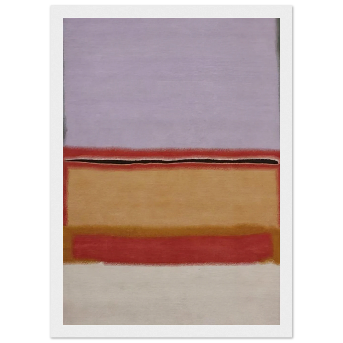 Orange over Violet - 1968 Framed Poster | Mark Rothko Framed Prints Wall Art | Rothko Prints