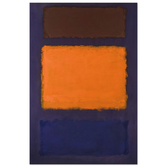 Brown, Orange, Blue on Maroon - c.1963  United States Poster | Mark Rothko Poster | Rothko Prints