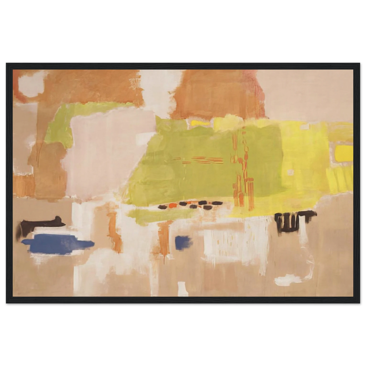 No.1 Untitled - 1948 Framed Poster | Mark Rothko Framed Prints Wall Art | Rothko Prints