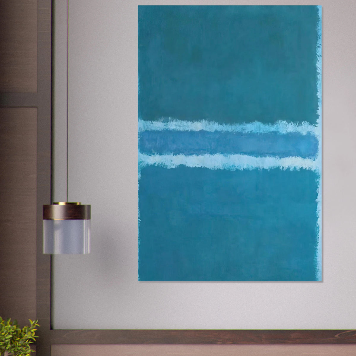 Untitled Blue Divided by Blue - 1966 Poster | Mark Rothko Poster | Rothko Prints