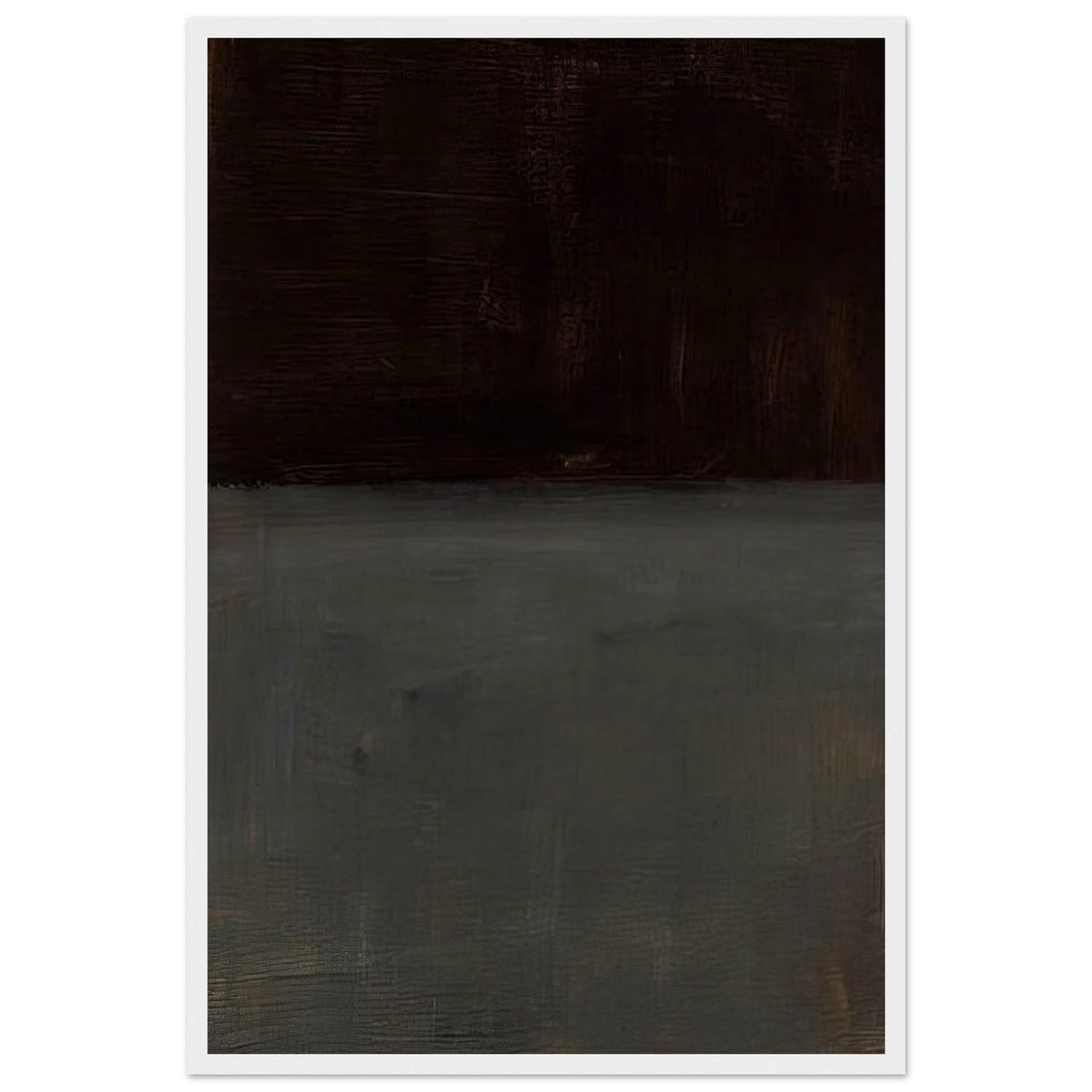 Untitled brown and gray - 1969 Framed Poster | Mark Rothko Framed Prints Wall Art | Rothko Prints