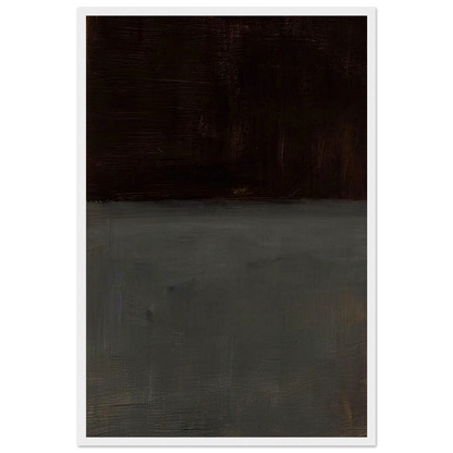 Untitled brown and gray - 1969 Framed Poster | Mark Rothko Framed Prints Wall Art | Rothko Prints