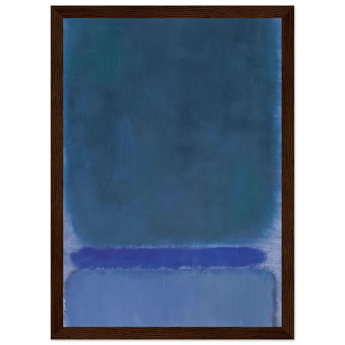 Untitled Green on Blue - 1968 Framed Poster | Mark Rothko Framed Prints Wall Art | Rothko Prints